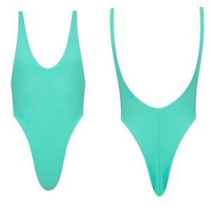 Sage Swim High-Cut One-Piece Swimsuit